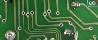 Photo of PCB